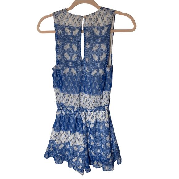 Revolve Show Me Your Mumu Paisley Printed Riri Romper S Boho Western Rodeo - Picture 7 of 8